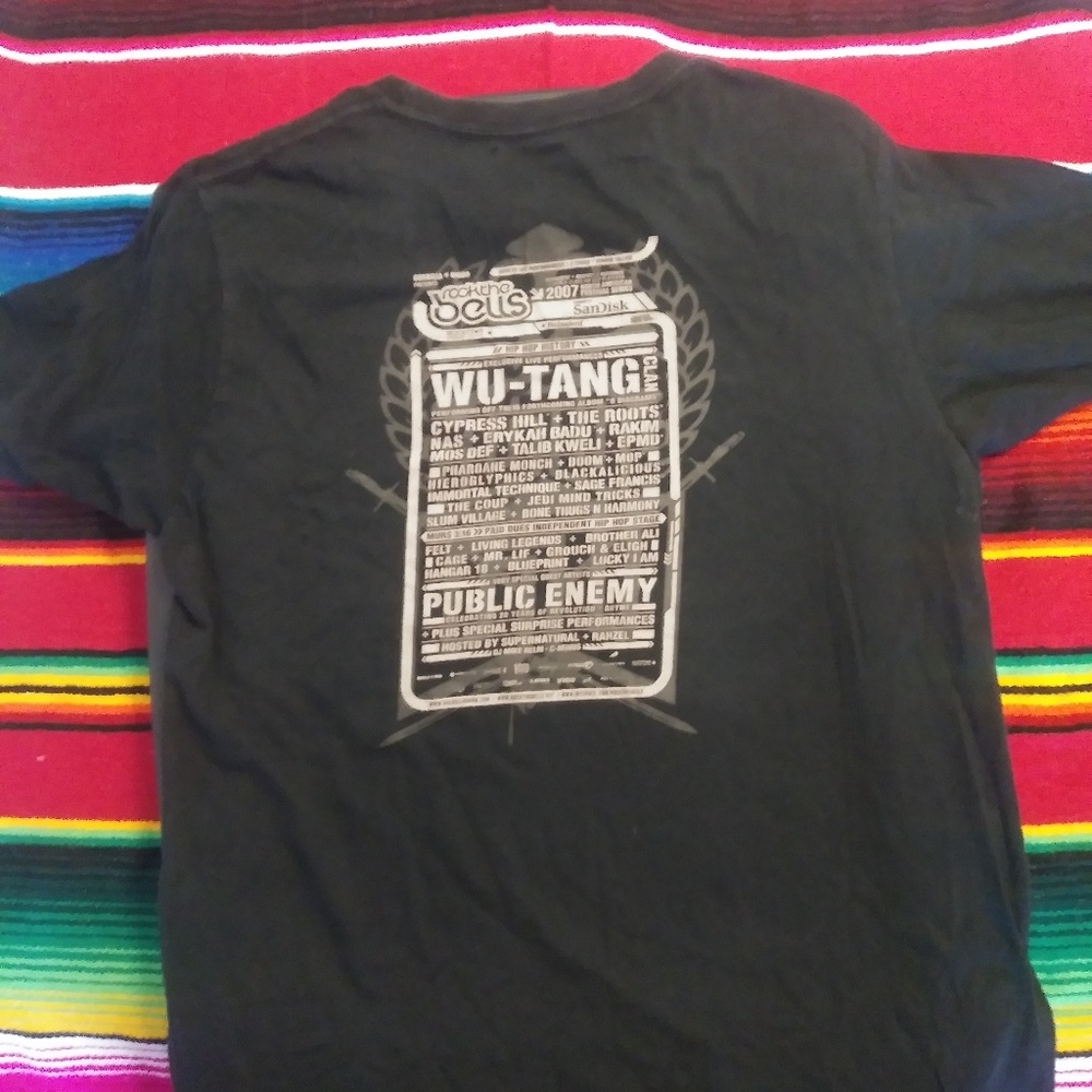 VINTAGE ROCK THE BELLS 2007 CONCERT T-SHIRT